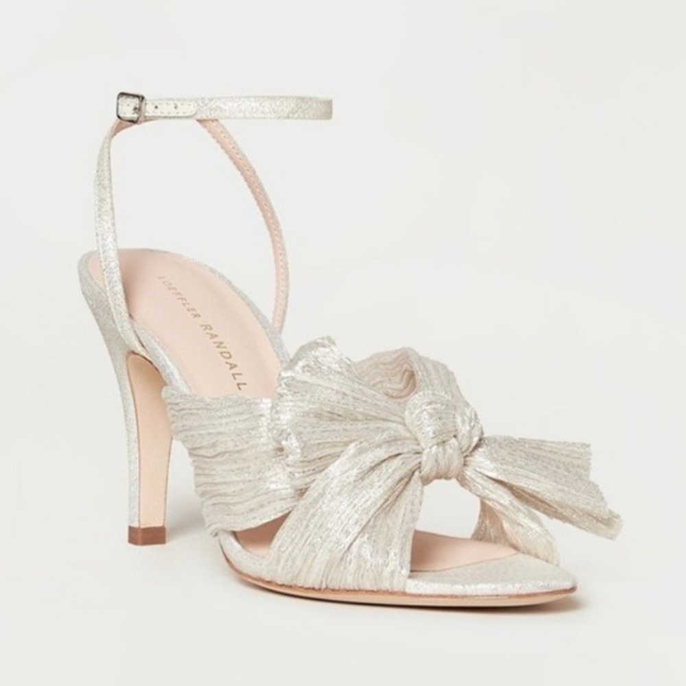New in box Loeffler Randall Zinnia heels in shimmer